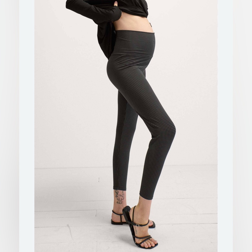 Hatch Ultimate Before, During & After Legging Maternity M houndstooth